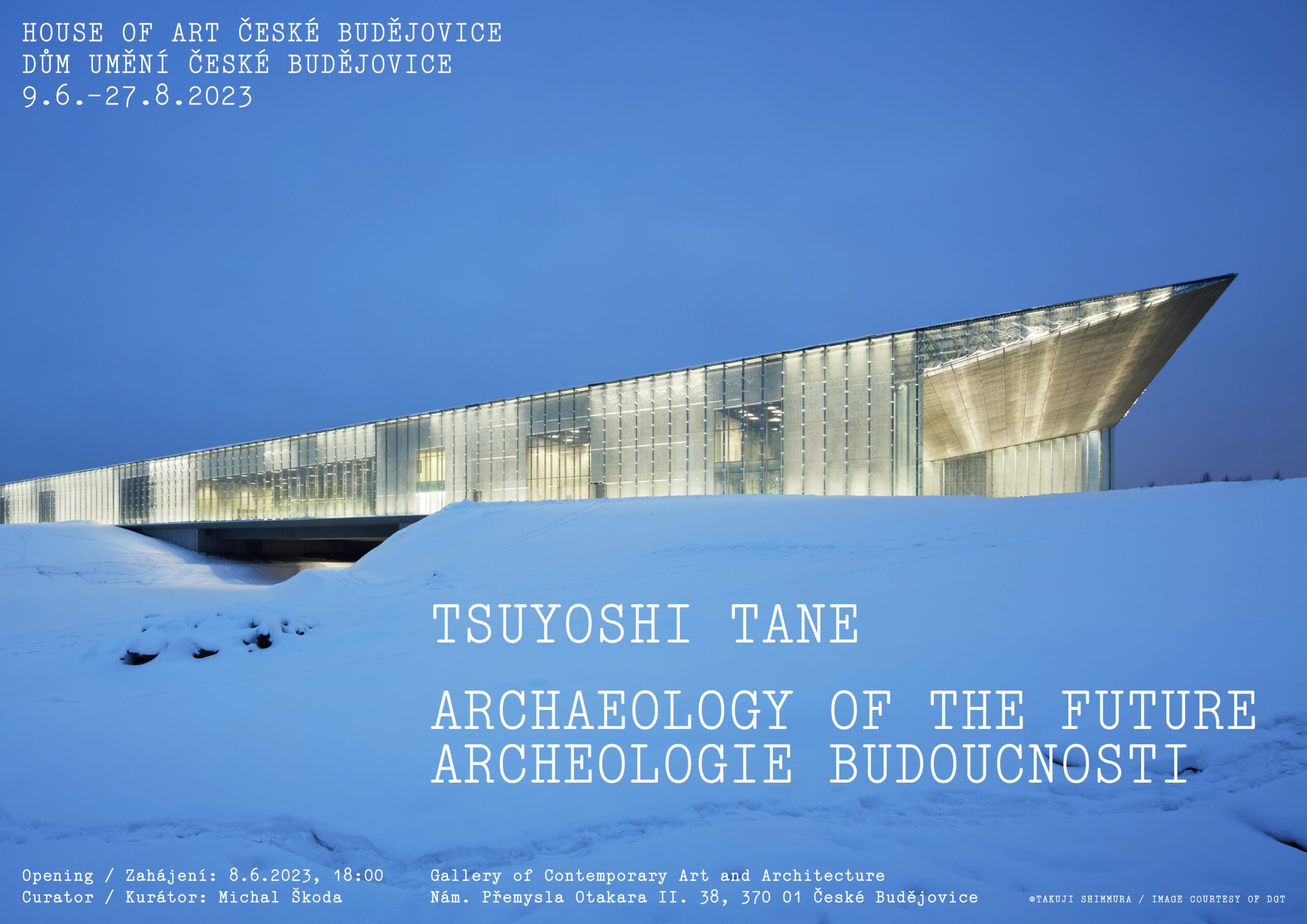 Pozvánka na výstavu Tsuyoshi Tane: Archeologie budoucnosti